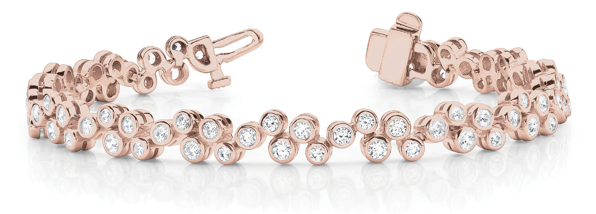 Rose Gold 1.5 CT Diamond Tennis Bracelet
