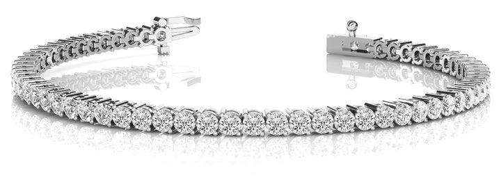 Platinum Diamond Line Bracelet | 1 CT Total
