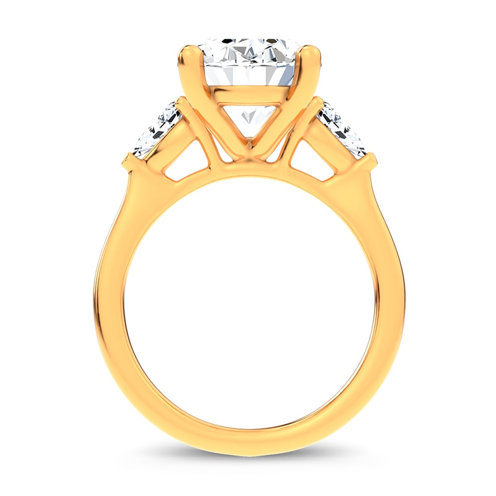 14K 6.61CT Certified Lab Grown Engagement Ring