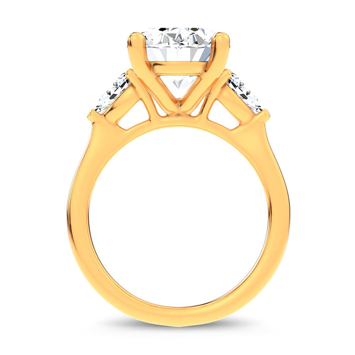 14K 6.61CT Certified Lab Grown Engagement Ring