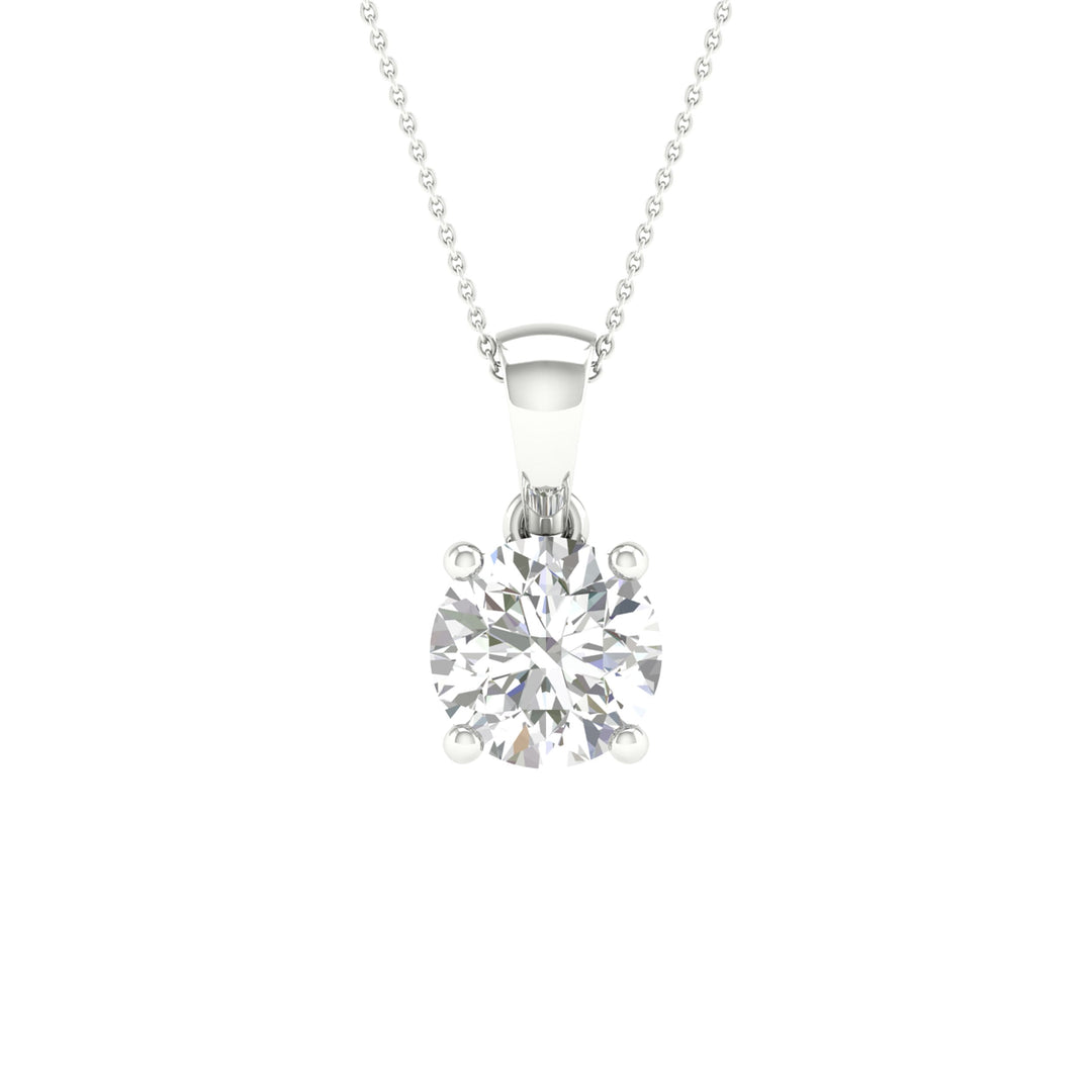 10K 2.00CT Certified Lab Grown Diamond Pendant