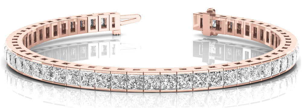 Rose Gold 10.71 CT Diamond Fashion Bracelet