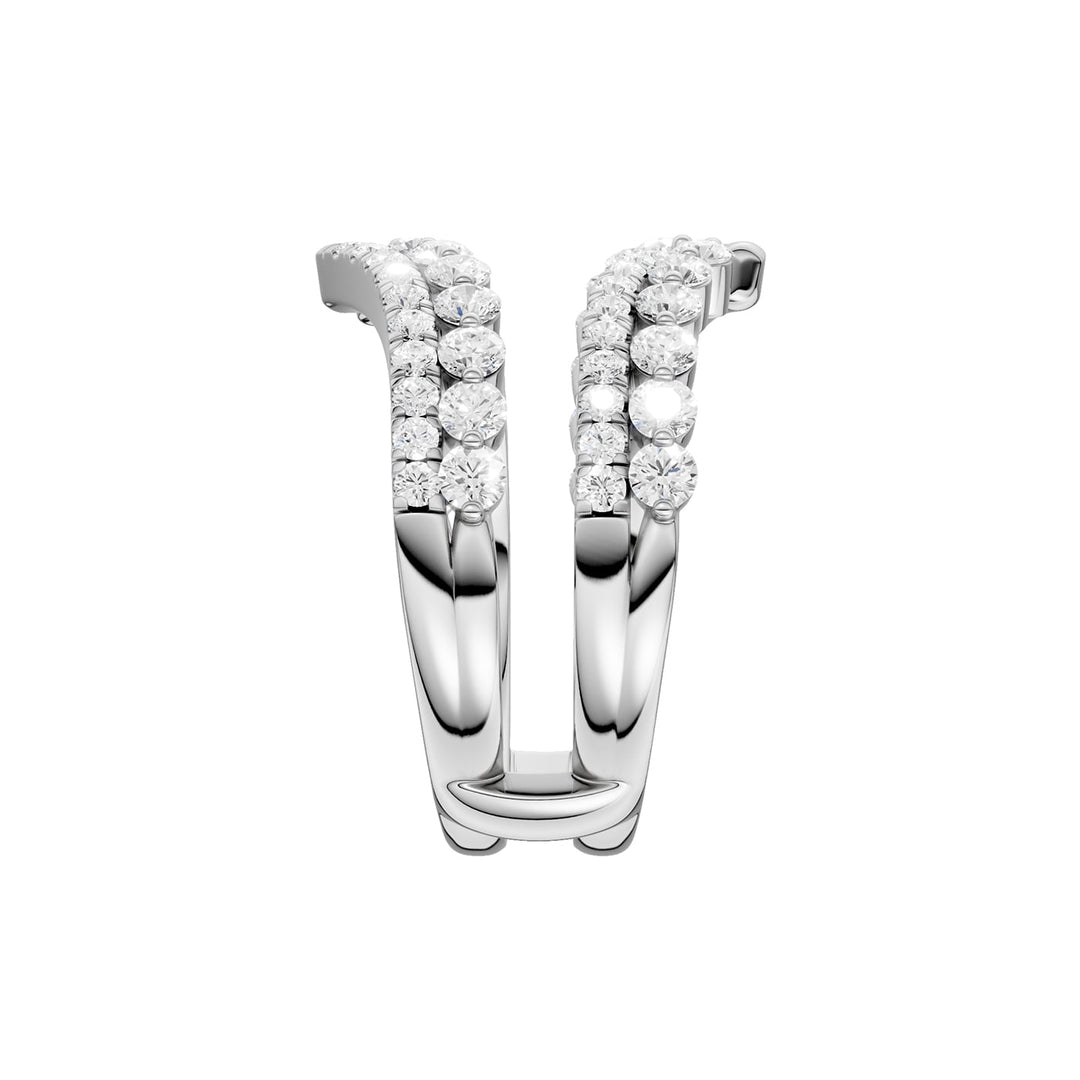 14K 1.00CT Certified Lab Grown Diamond Ring Guard