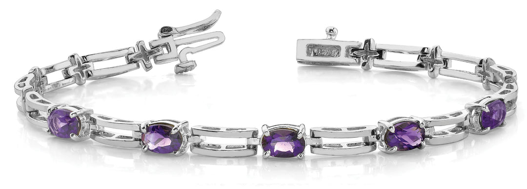 Diamond Oval 12-Stone Fashion Bracelet