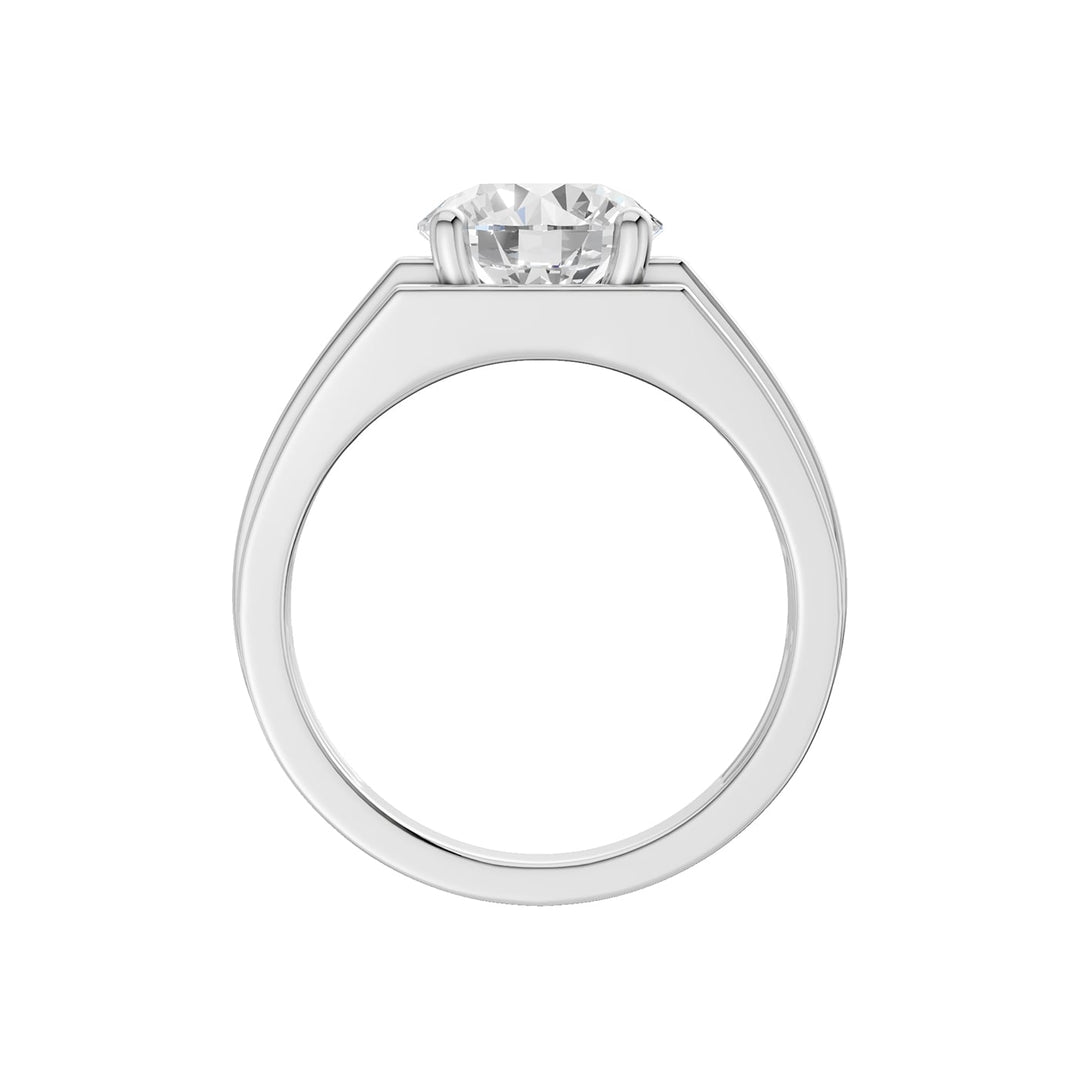 14K 3.00CT  Certified Lab Grown Diamond Mens Ring