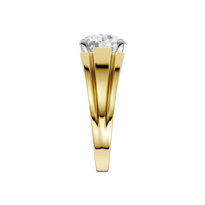 14K 3.00CT  Certified Lab Grown Diamond Mens Ring