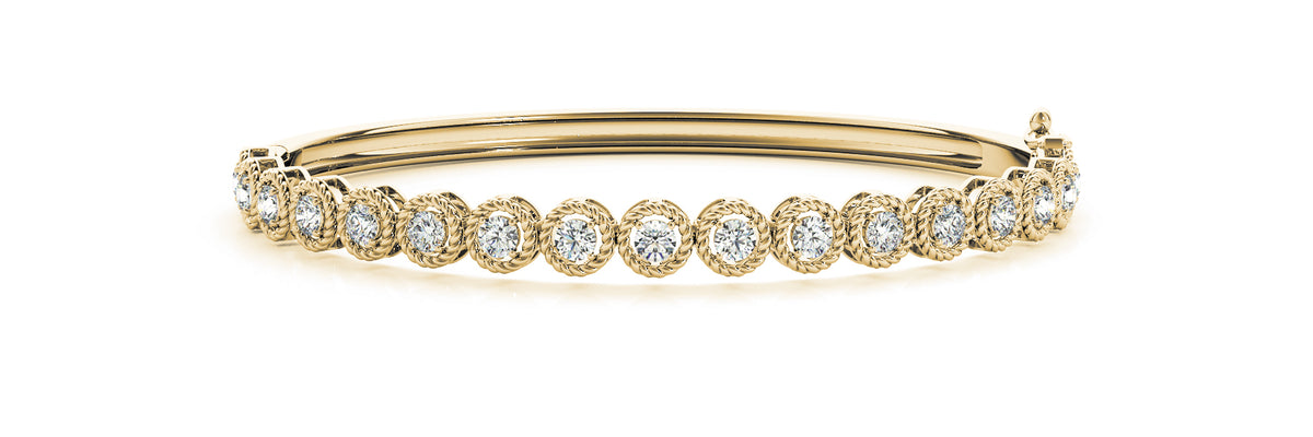 14K Yellow Gold 5/8 ct Diamond Fashion Bracelet