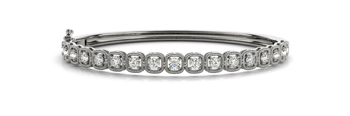 14K White Gold 5/8 ct Diamond Fashion Bracelet