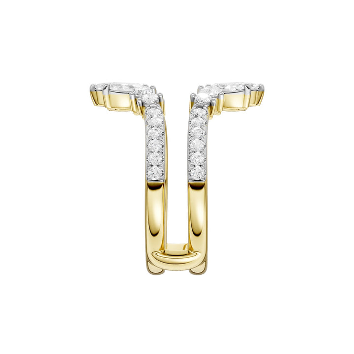 14K 1.00CT Certified Lab Grown Diamond Ring Guard