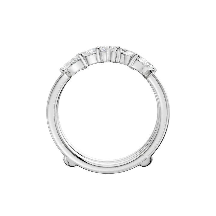 14K 1.00CT Certified Lab Grown Diamond Ring Guard