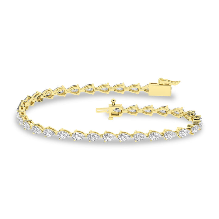 14K 5.00CT Certified Lab Grown Diamond Bracelet