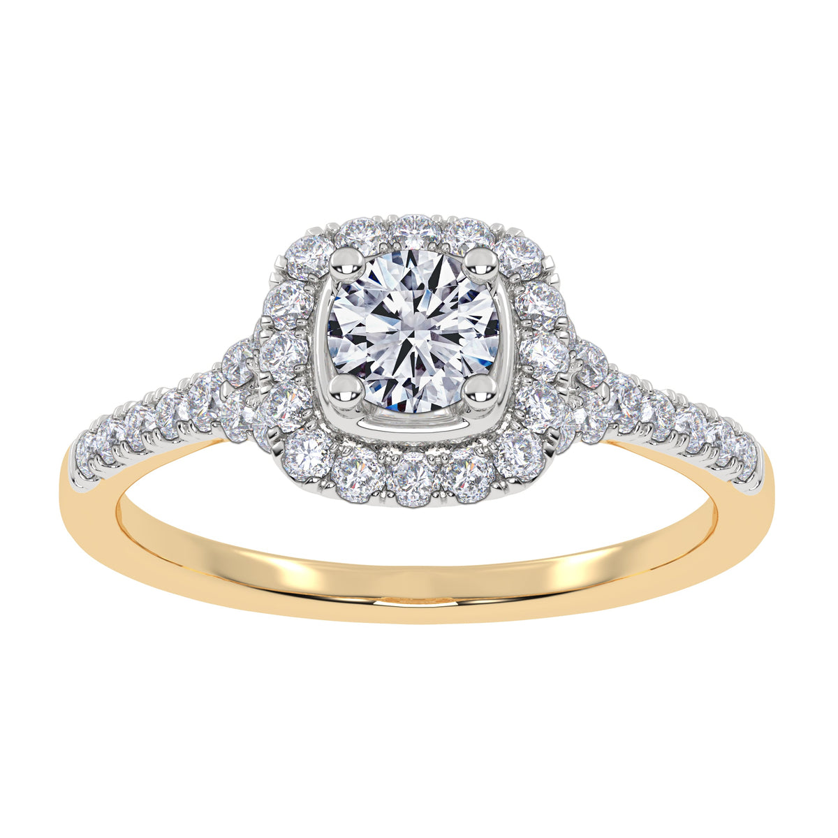 10K 0.50CT Lab Grown Promise Ring
