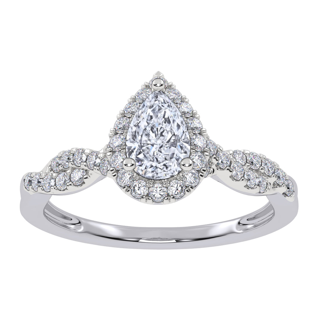 10K 0.51CT Lab Grown Promise Ring