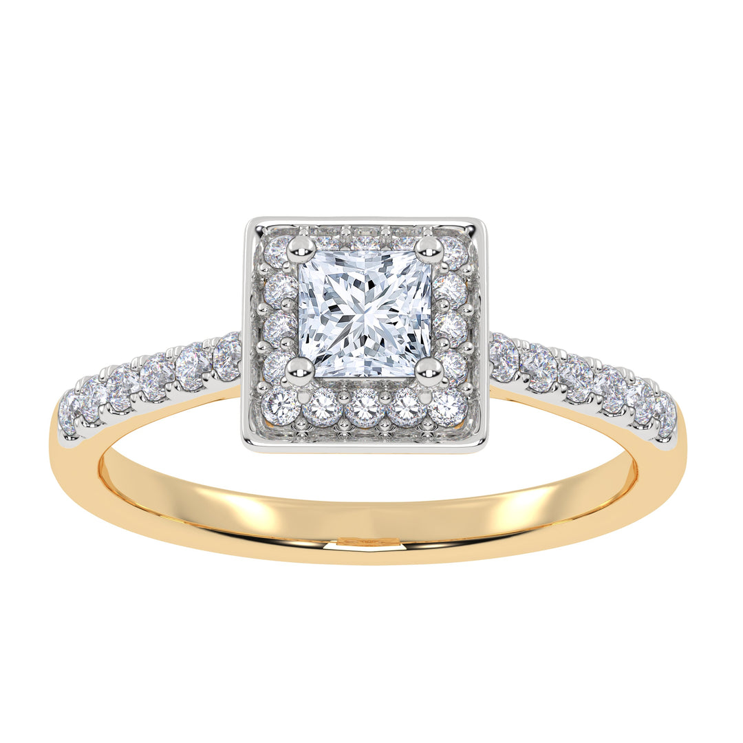 10K 0.52CT  Lab Grown Promise Ring
