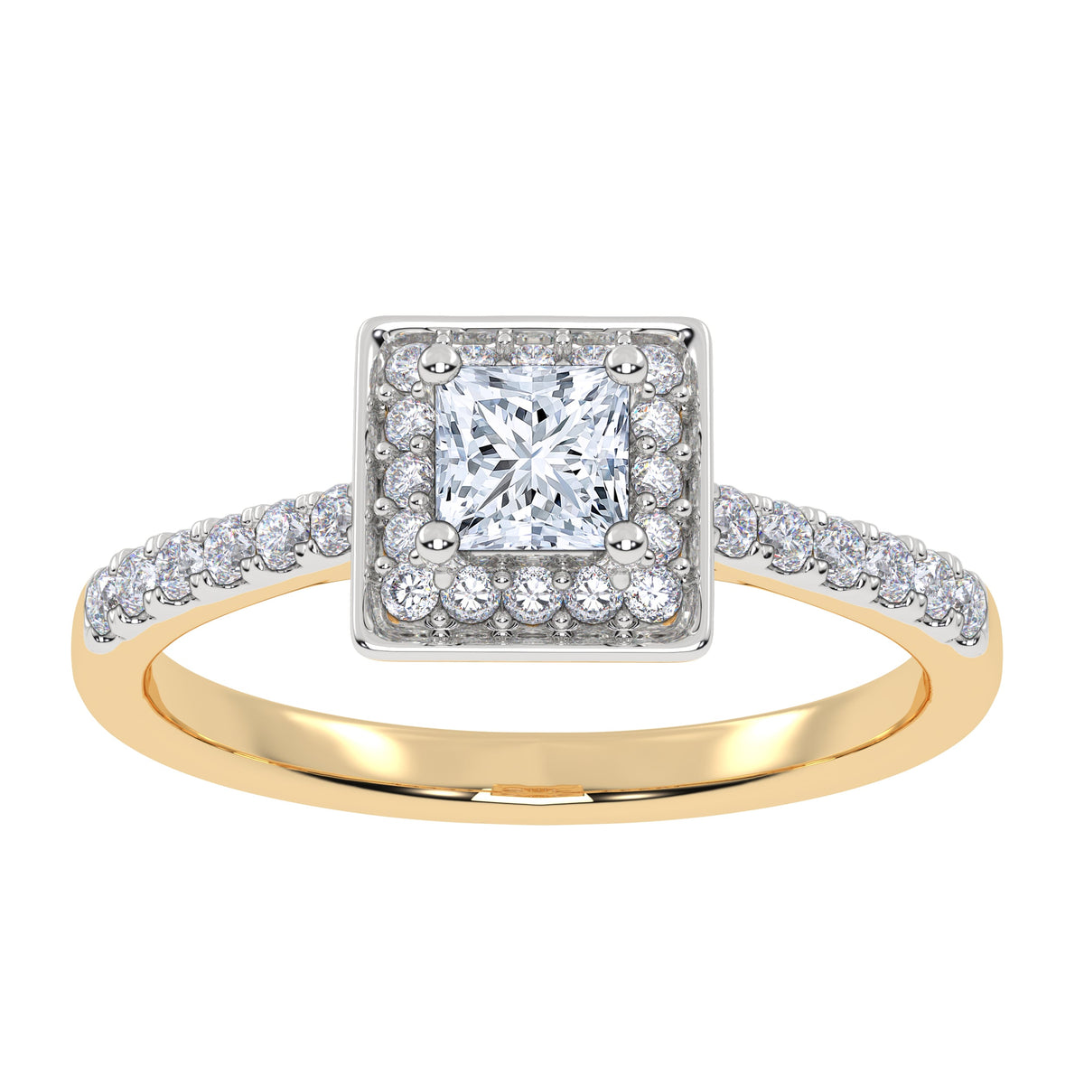 10K 0.52CT  Lab Grown Promise Ring