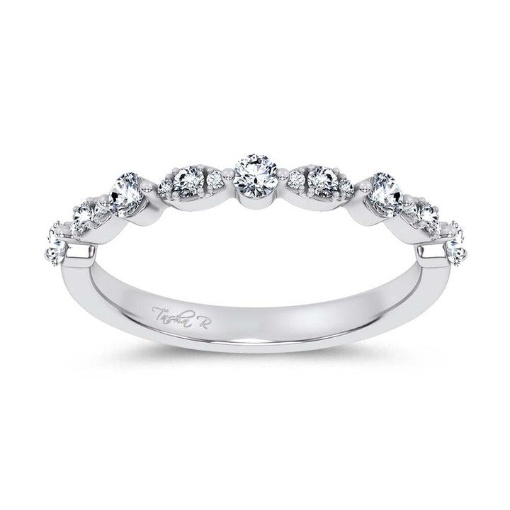 14K 0.25CT Certified Lab Grown Fancy Band
