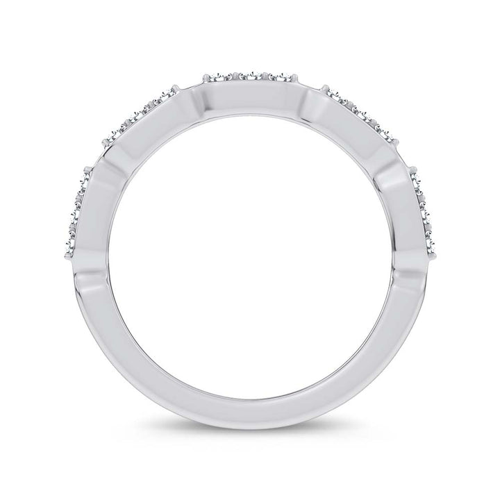 14K 0.25CT Certified Lab Grown Fancy Band