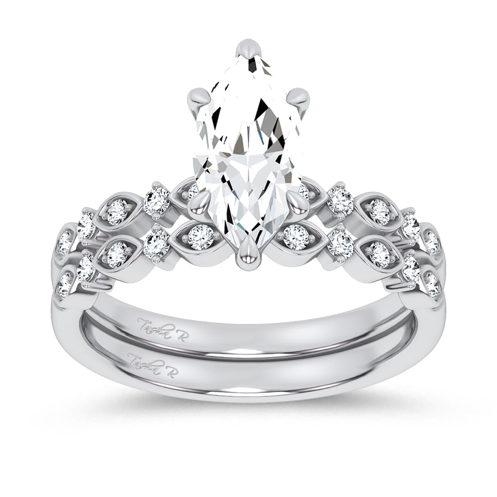 14K 1.50CT DIAMOND BRIDAL SET