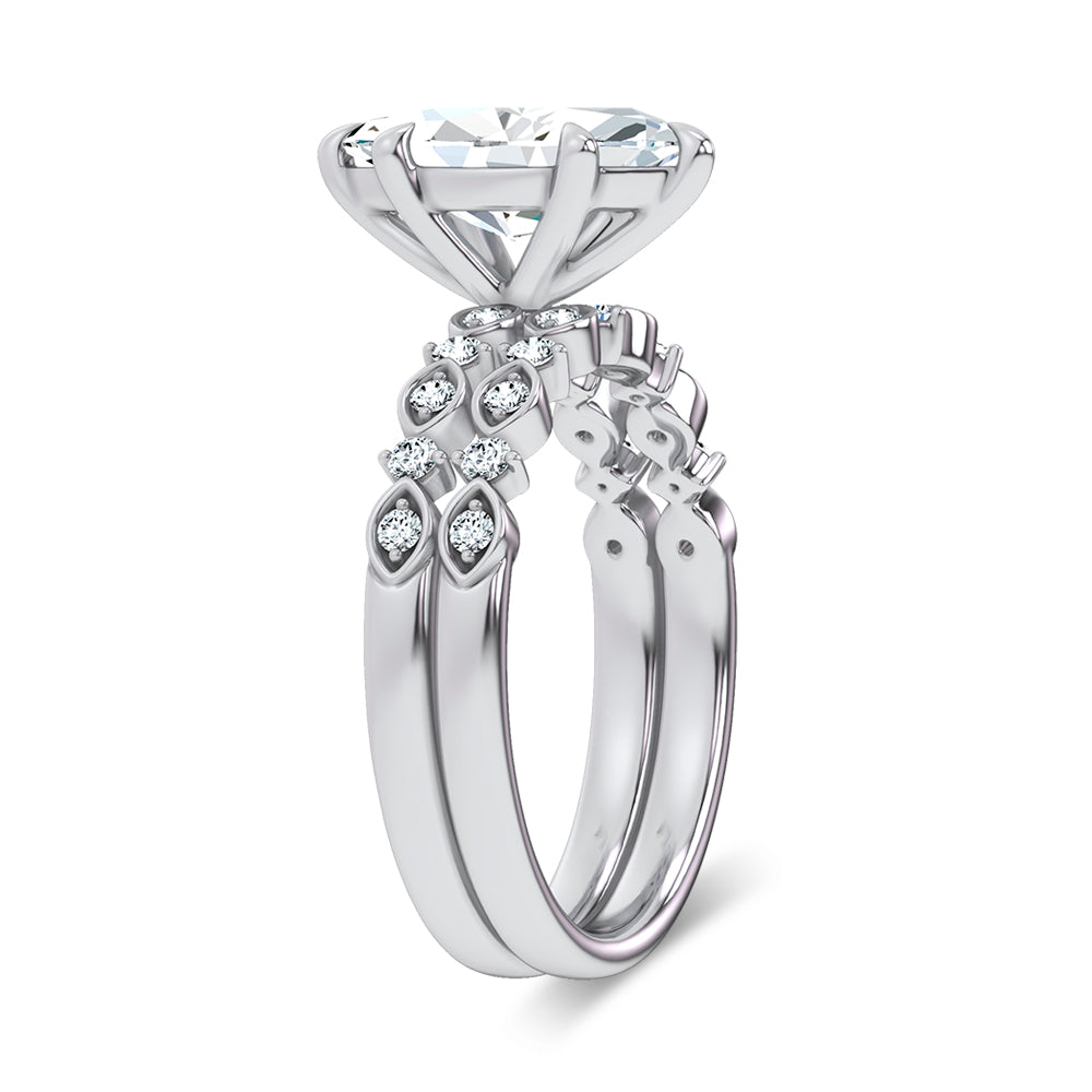 14K 1.50CT DIAMOND BRIDAL SET