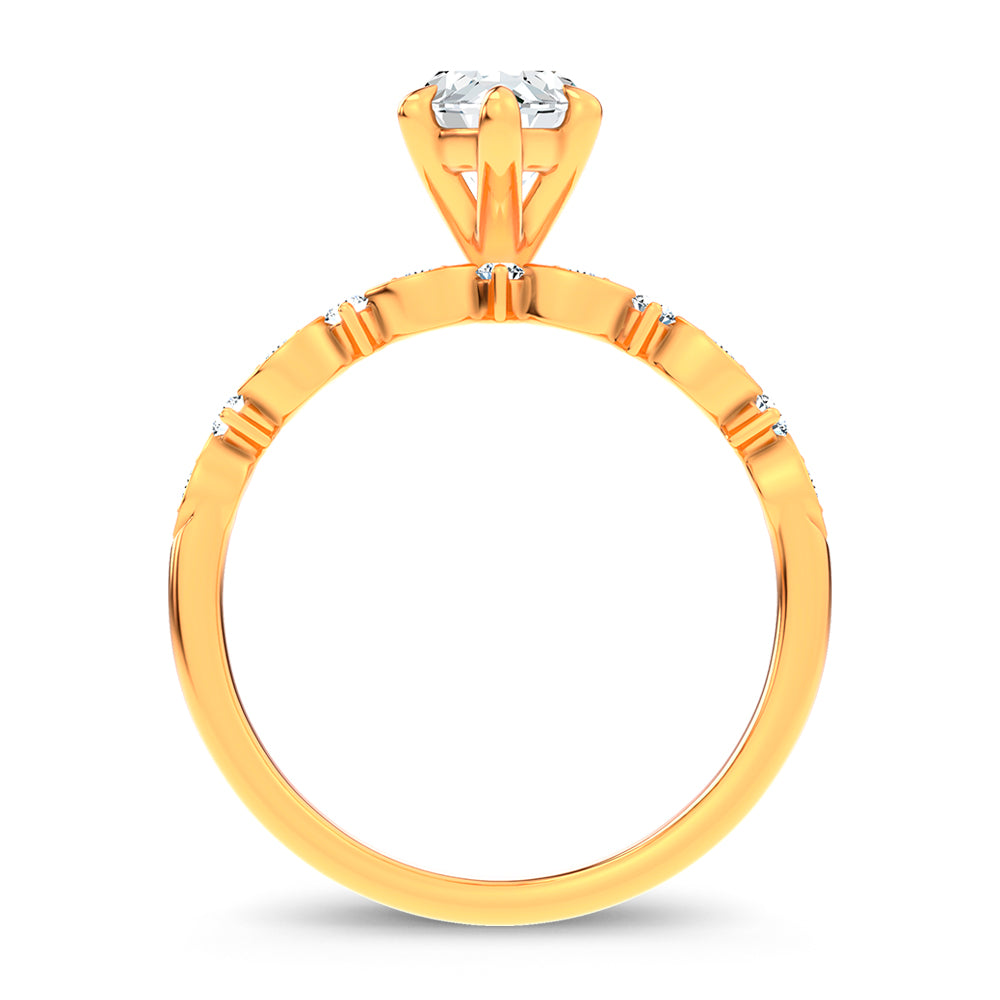14K 1.50CT DIAMOND BRIDAL SET