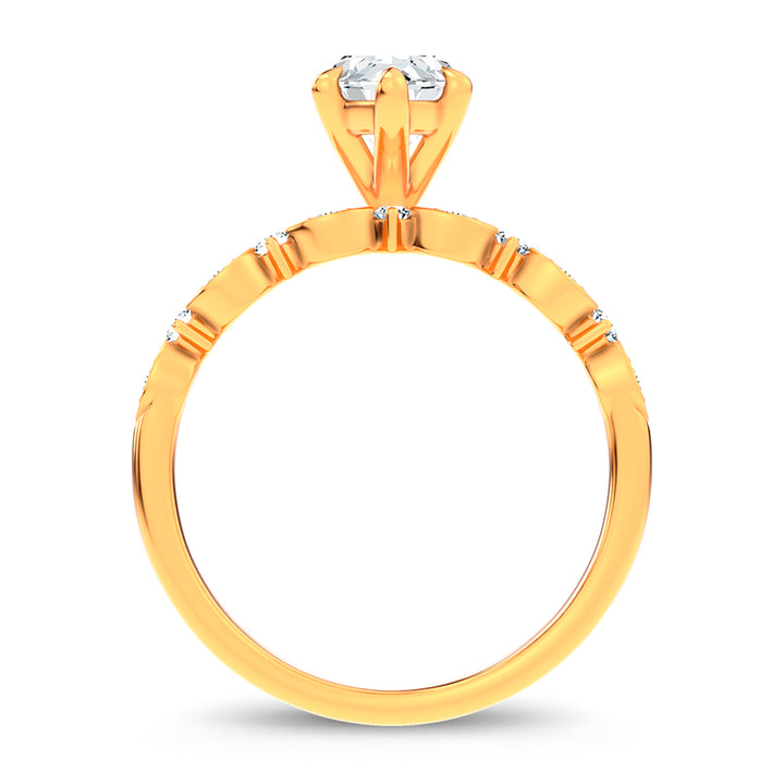 14K 1.50CT DIAMOND BRIDAL SET