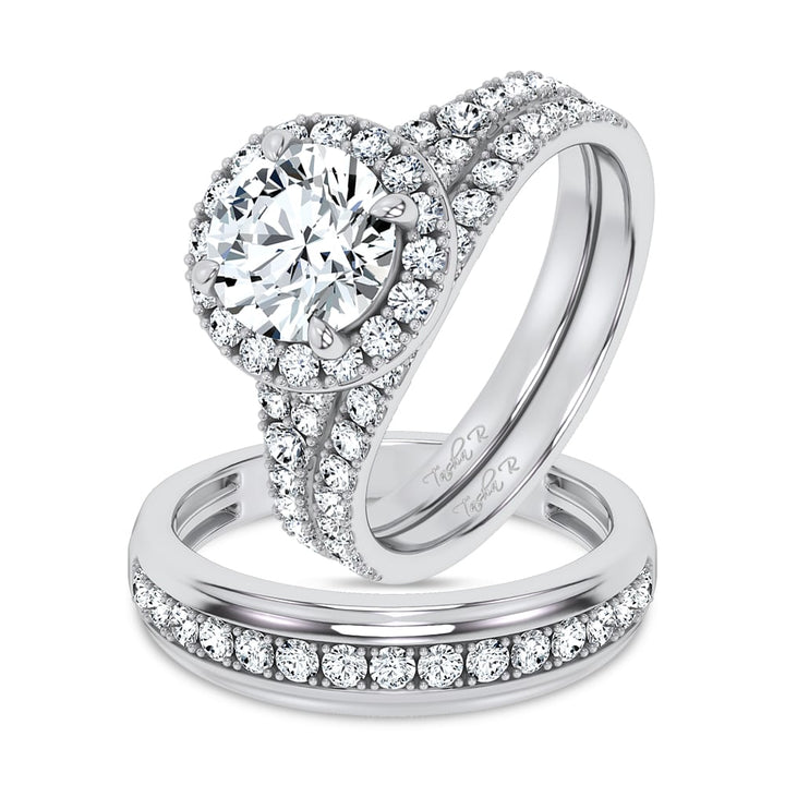 14K 3.00CT DIAMOND TRIO SET