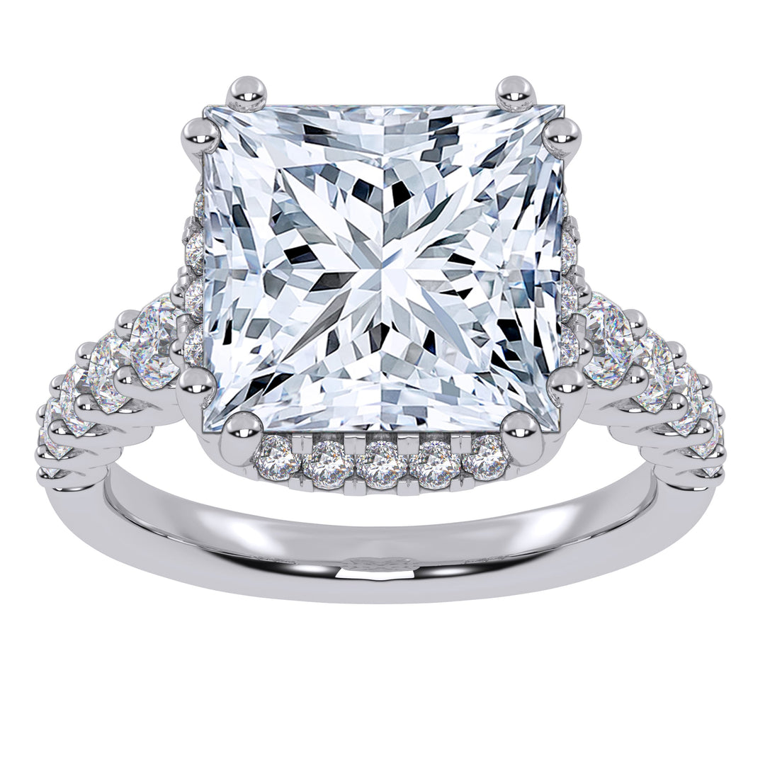 10K 4.75CT Certified  Lab Grown Diamond Engagement Ring
