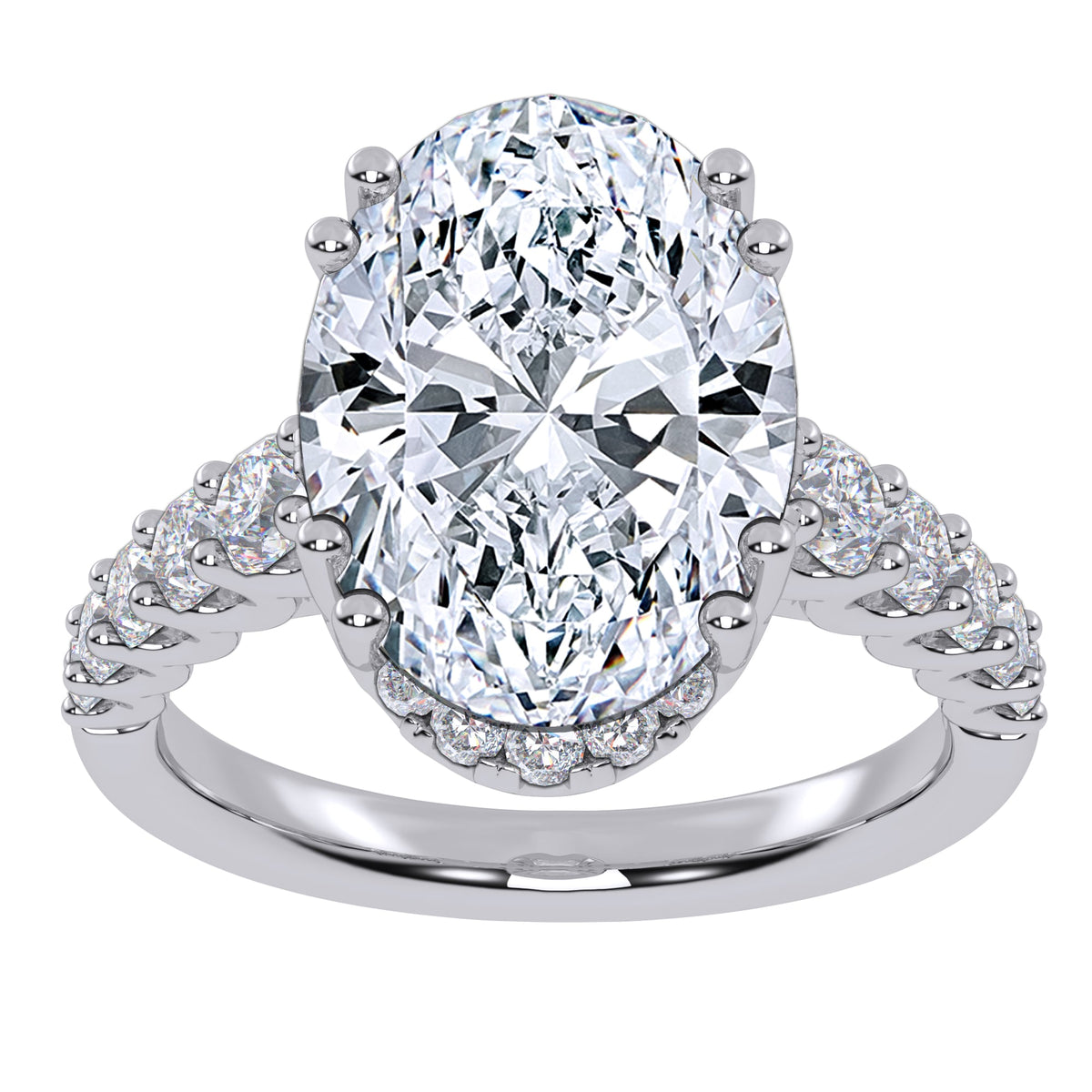 10K 4.75CT Lab Grown Diamond Engagement Ring