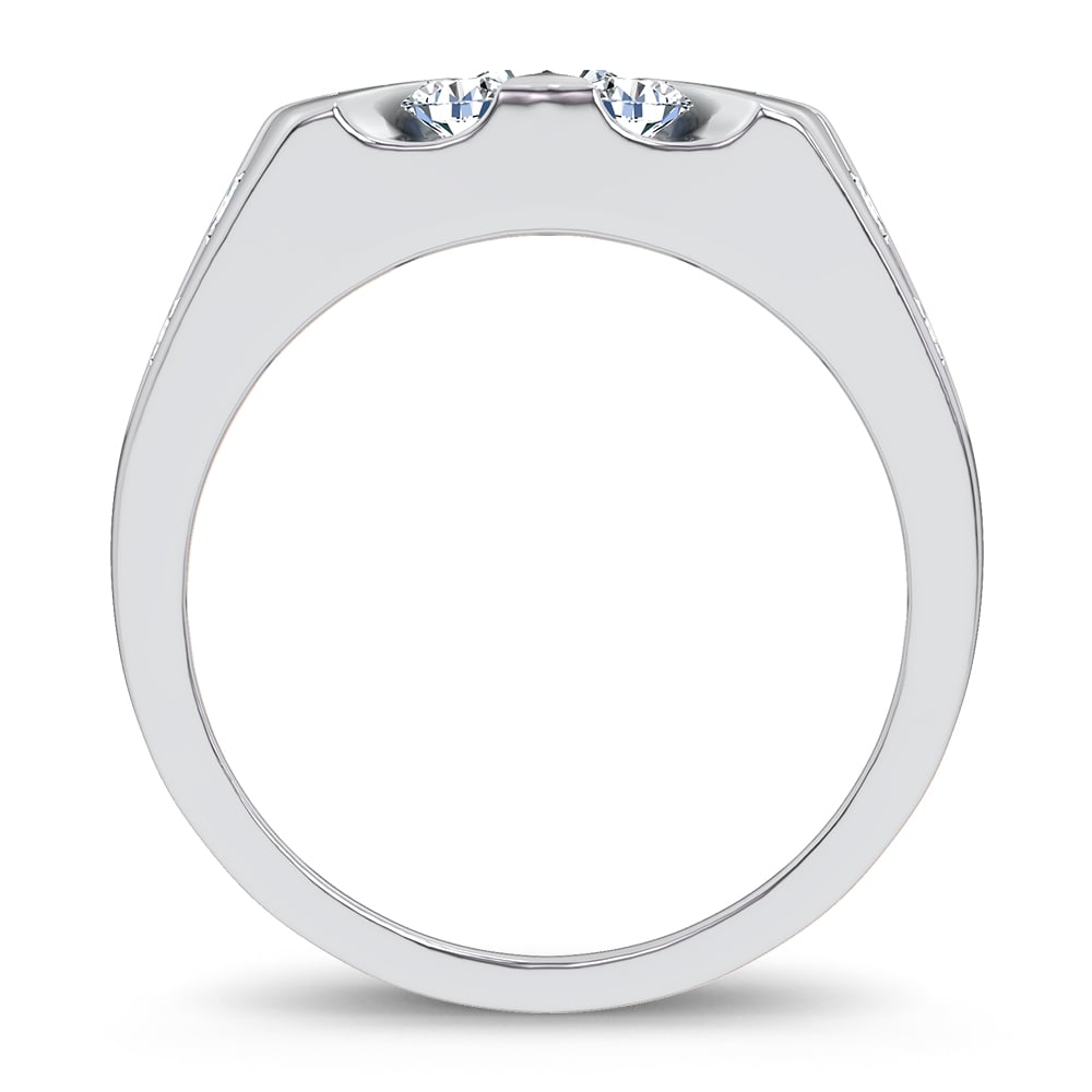 14k 3.00CT Certified Lab Grown Mens Ring