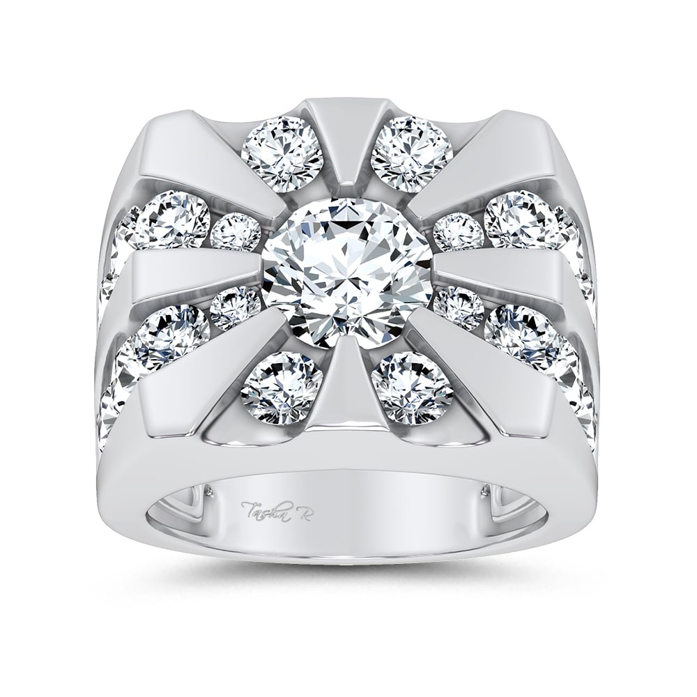 14k 7.00CT Certified Lab Grown Mens Ring