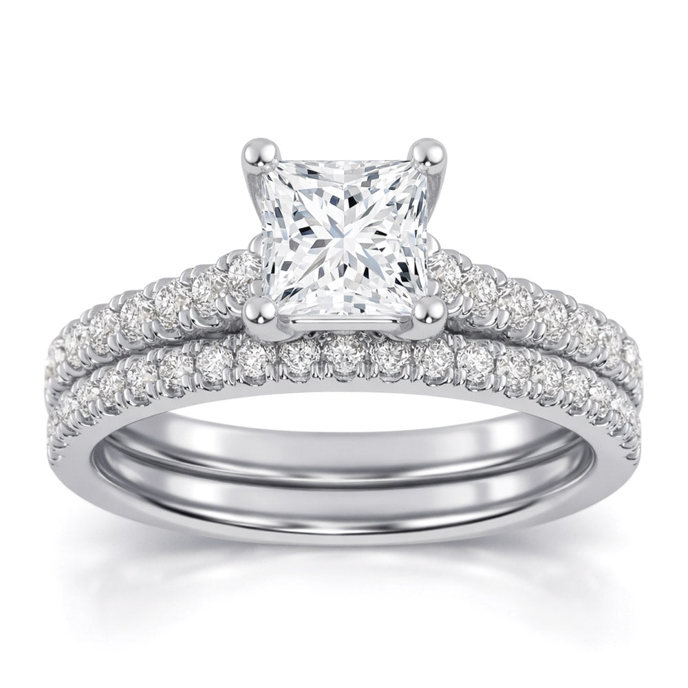 10K 1.50CT  Certified Lab Grown Diamond Bridal Set