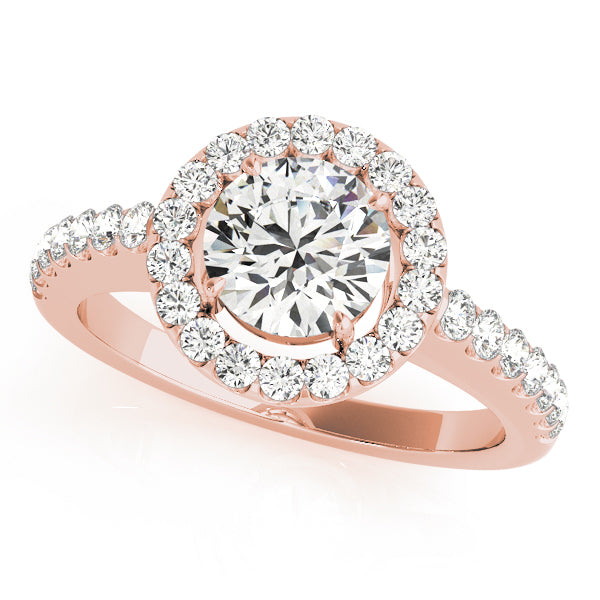 Halo Diamond Engagement Ring