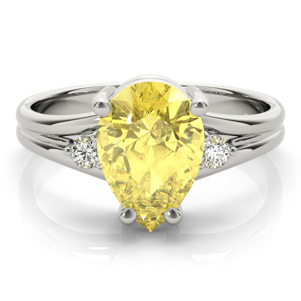 14K White Gold Diamond Fashion Ring