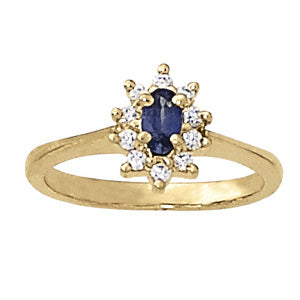 Multi-Diamond 14K Gold Fashion Ring