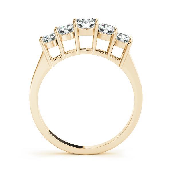 14K Yellow Gold 1 CT Diamond Wedding Band