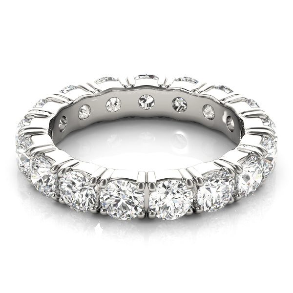 15-Stone Round Diamond Wedding Ring