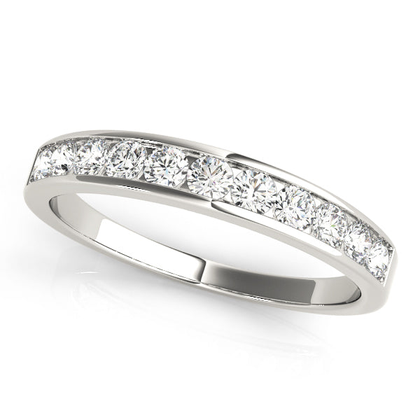 Platinum 1 CT Diamond Wedding Band