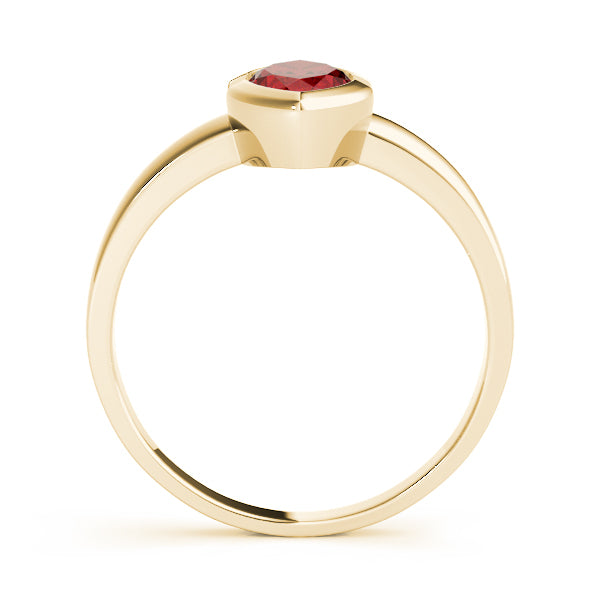 14K Yellow Gold Marquise Diamond Ring