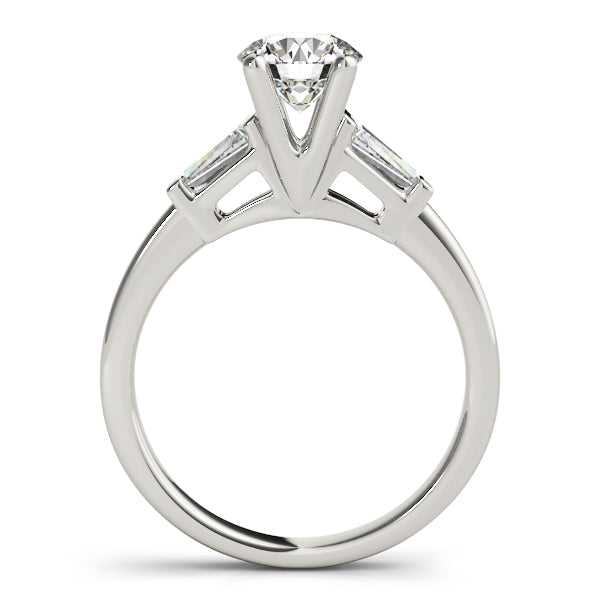 18K White Gold 1 ct Diamond Engagement Ring