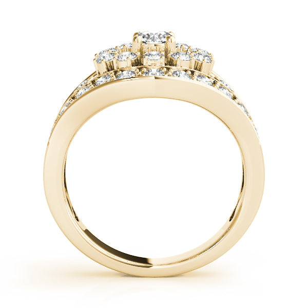 14K Yellow Gold 1 CT Diamond Fashion Ring