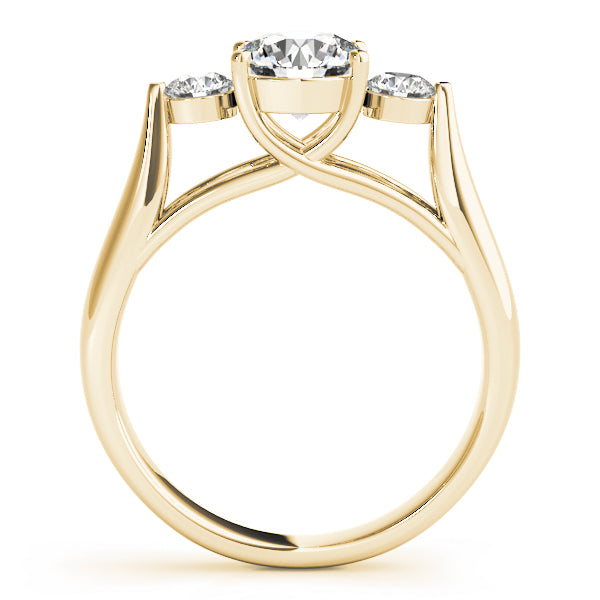 14K Yellow Gold 1.25 ctw Diamond Engagement Ring