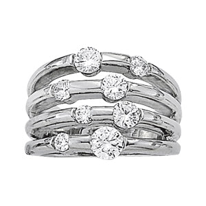 0.50 CT Round Diamond Fashion Ring