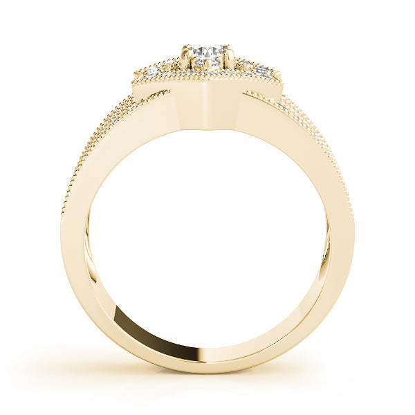 14K Yellow Gold Multi-Diamond Fashion Ring