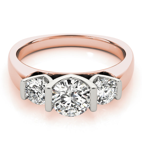 14K Rose Gold 1.25 CT Diamond Engagement Ring