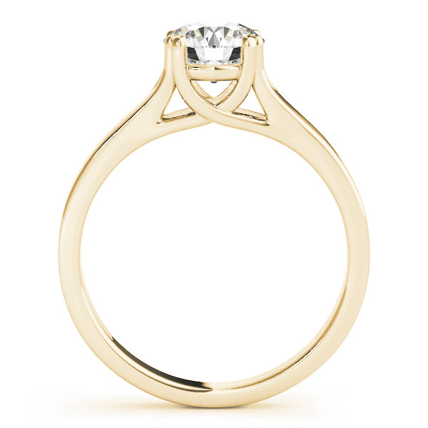 14K Yellow Gold 1ct Diamond Solitaire Engagement Ring