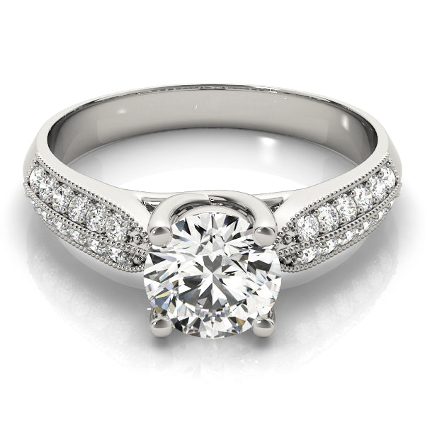 Trellis Diamond Engagement Ring