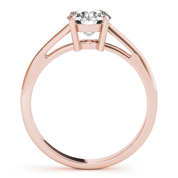 18K Rose Gold 1ct Diamond Engagement Solitaire Ring