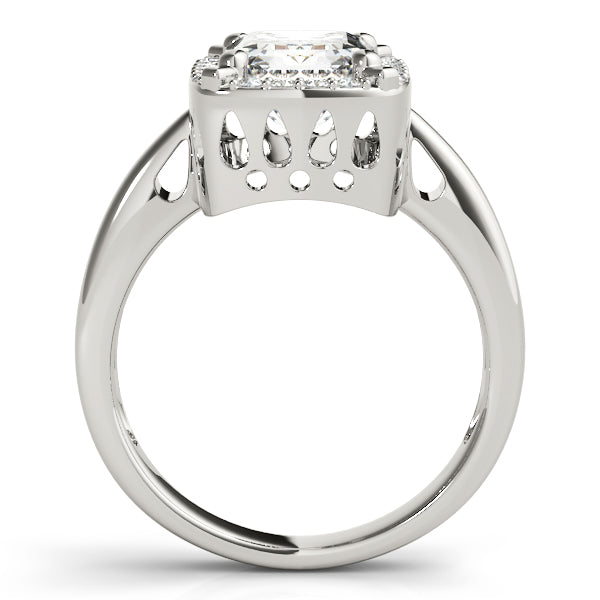14K White Gold Diamond Fashion Ring
