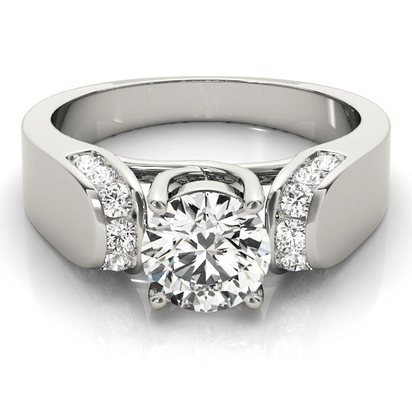 1 CT Round Diamond Solitaire Engagement Ring