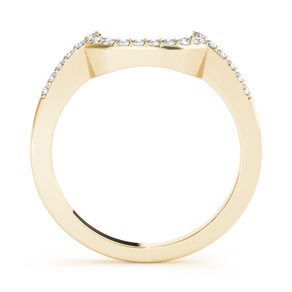 14K Yellow Gold Diamond Wedding Ring
